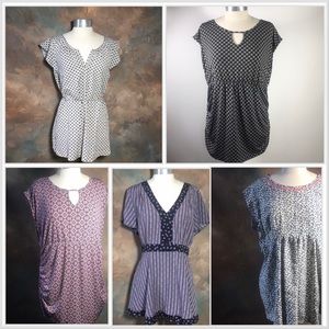 Five Maternity shirts - like new